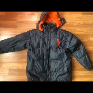 MENS LARGE U.S. POLO ASSN. WINTER COAT